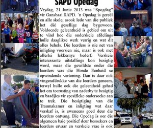 SAPD Opedag